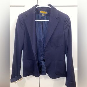 VINTAGE Ralph Lauren Rugby Navy Blazer
